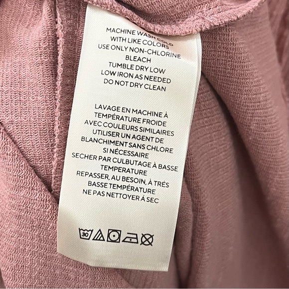 NWT Free People Size XS Gia Long Vest Lilac Wine Mauve Ribbed Sleeveless Boho - Picture 8 of 11